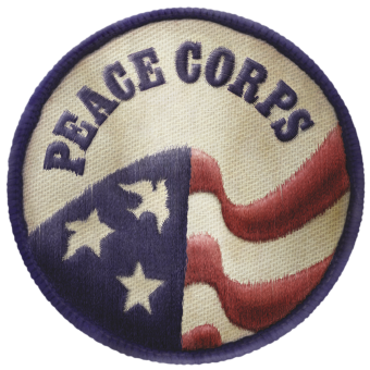 The Peace Corps logo patch